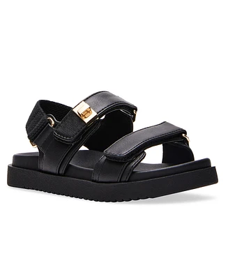 Steve Madden Toddler and Little Girls T-Mona Footbed Sandals