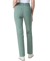 Gloria Vanderbilt Petite Amanda High Rise Straight Leg Jeans, Short