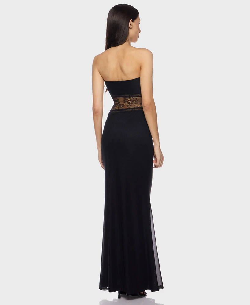 Juniors' Sleeveless Maxi Dress