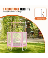 Slickblue Trampoline for Kids Mini Toddler Trampoline with Net Indoor Outdoor