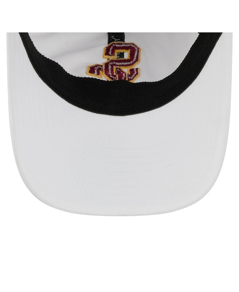 New Era Men's White Usc Trojans Active Ripstop 9TWENTY Adjustable Hat
