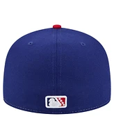 New Era Men's White/Red Kannapolis Cannon Ballers Authentic Collection 59FIFTY Fitted Hat