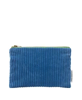 Corda Cobalt Corduroy Velvet Pouch