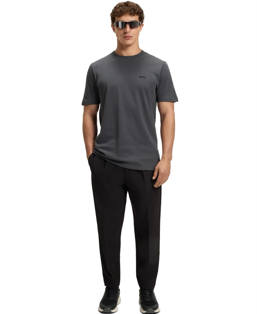 Boss by Hugo Men's Cotton-Pique Regular Fit T-Shirt