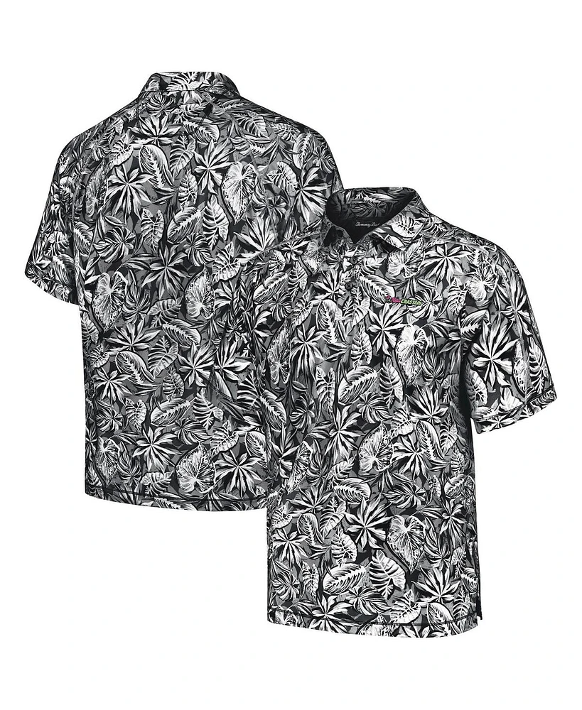 Tommy Bahama Men's Black Ross Chastain Sport Tropical Score IslandZone Polo Shirt