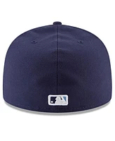 New Era Men's Navy Tampa Bay Rays National Baseball Hall of Fame 59FIFTY Fitted Hat