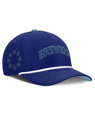 Nike Men's Royal Milwaukee Brewers Father's Day Rise Adjustable Hat