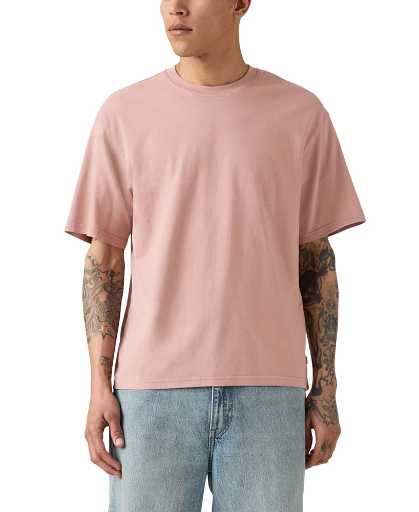 Levi's Men's Relaxed Fit Cropped Boxy Short Sleeve Crewneck T-Shirt