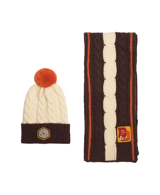 Dungeons & Dragons D20 Dice Adult 2-Pack Cable Knit Beanie & Scarf Set