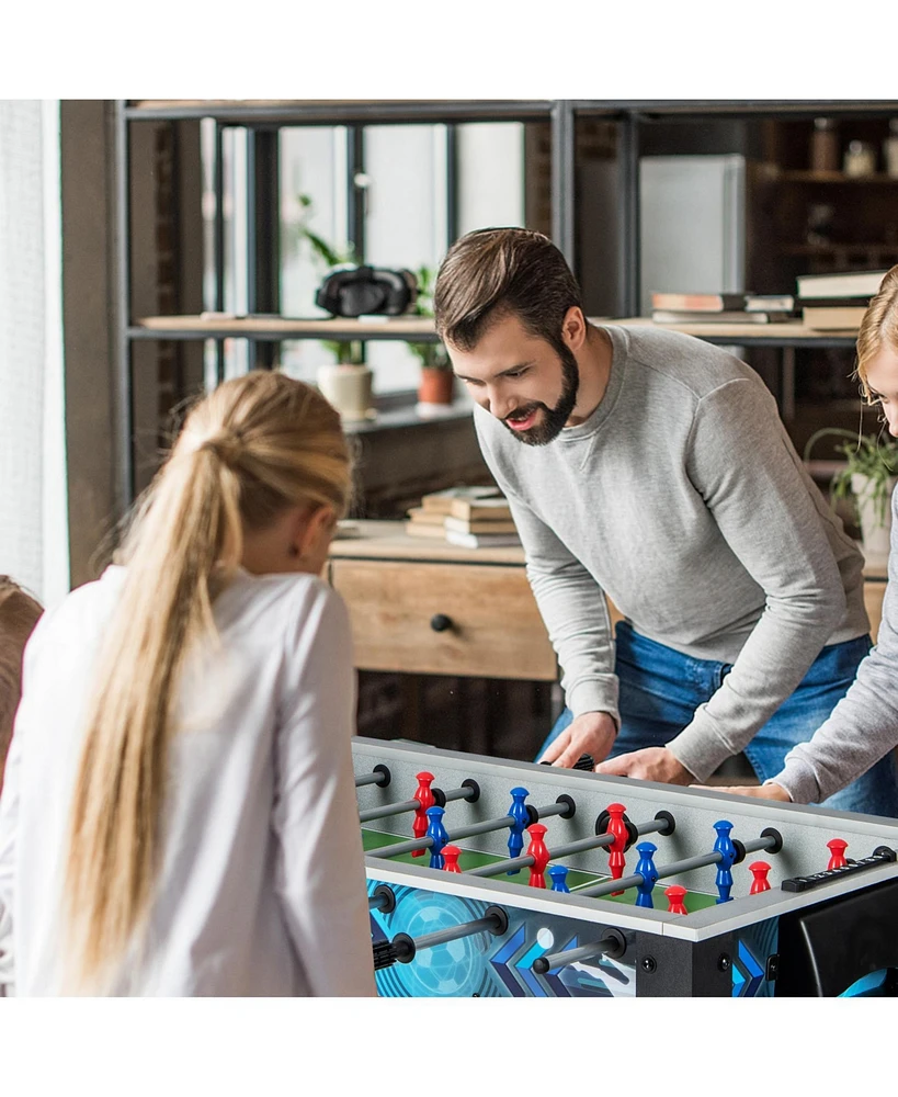 Stable Soccer Table Game with 2 Footballs for All Ages