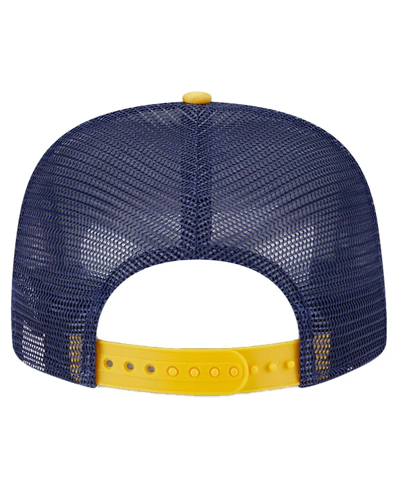 New Era Big Boys and Girls White Milwaukee Brewers Retro 9FIFTY Snapback Hat