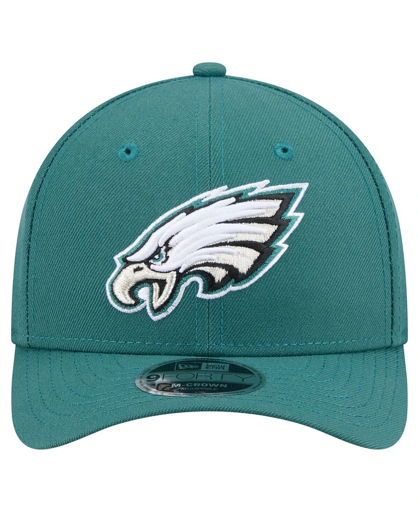 New Era Men's Midnight Green Philadelphia Eagles Team Collection 9FORTY M-Crown Adjustable Hat
