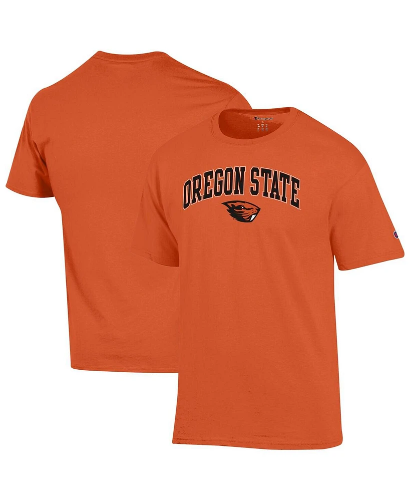Champion Men's Orange Oregon State Beavers Arched Logo T-Shirt