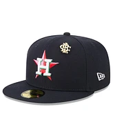 New Era Men's Navy Houston Astros 2025 Big League Chew 59FIFTY Fitted Hat
