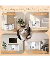 Streamdale Furniture Large Cat Litter Box Enclosure