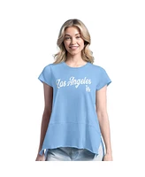 Margaritaville Women's Light Blue Los Angeles Dodgers Gametime is Paradise T-Shirt