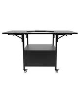 Streamdale Furniture Grill Table for Big Green Egg & Kamado Joe Jr