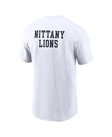 Nike Men's White Penn State Nittany Lions 2-Hit Stacked T-Shirt