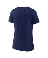 Fanatics Women's College Navy Seattle Seahawks Hometown Defensive Stand V-Neck T-Shirt