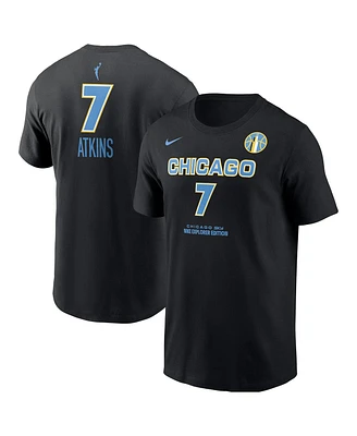 Nike Men's Ariel Atkins Black Chicago Sky Explorer Edition Name Number T-Shirt