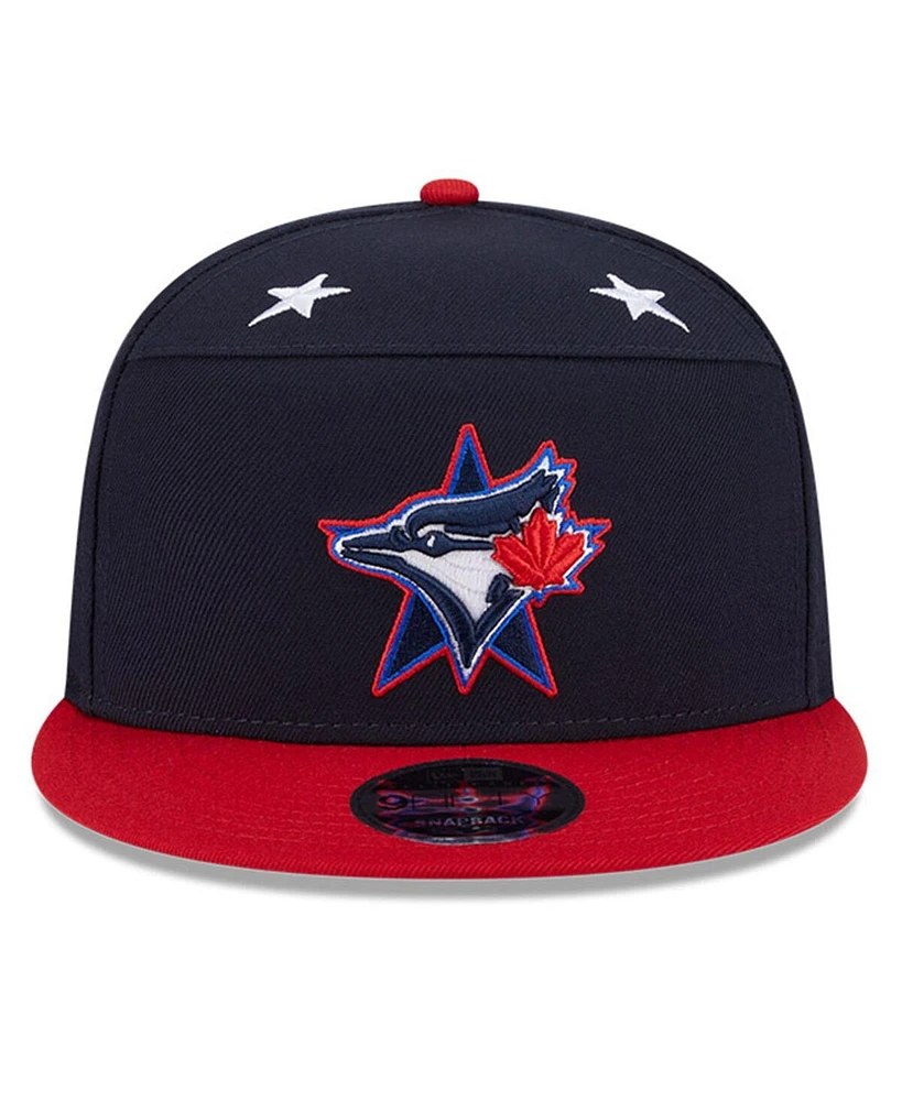 New Era Men's Navy/Red Toronto Blue Jays 2025 Mlb All-Star Game Workout Side Patch 9FIFTY Snapback Hat