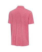 Antigua Men's Heather Red Texas Rangers Dashing Polo Shirt