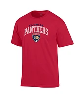Champion Men's Red Florida Panthers Primary Logo T-Shirt