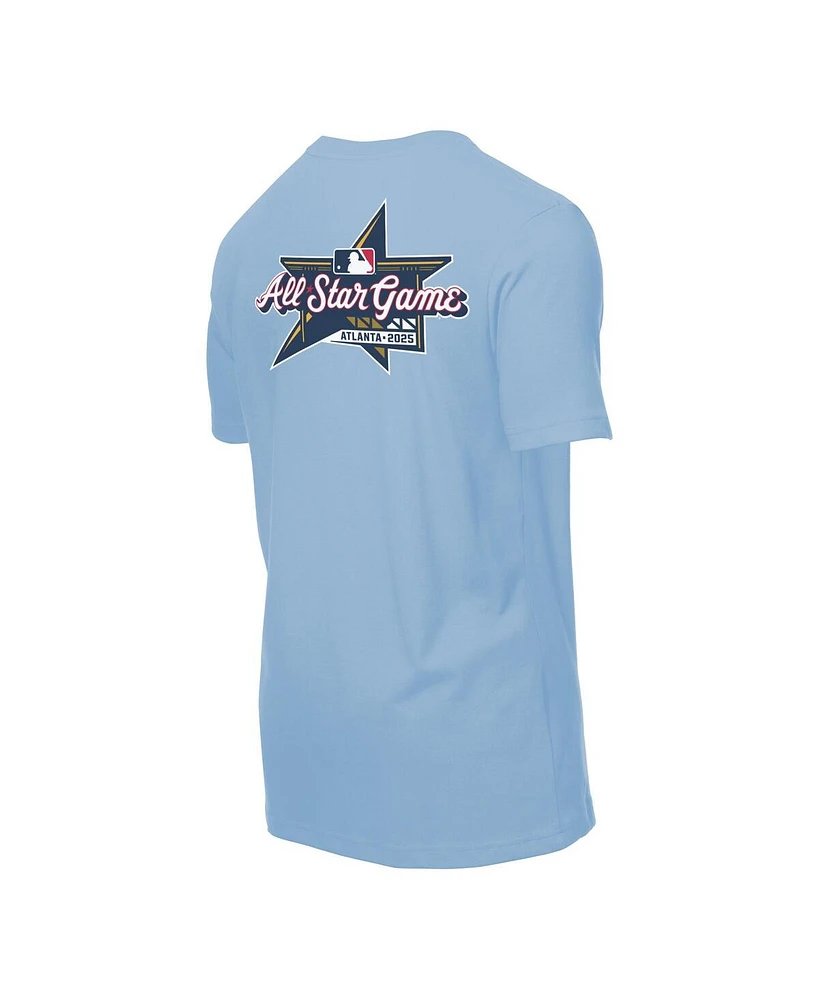 New Era Men's Light Blue Los Angeles Dodgers 2025 Mlb All-Star Game Workout T-Shirt
