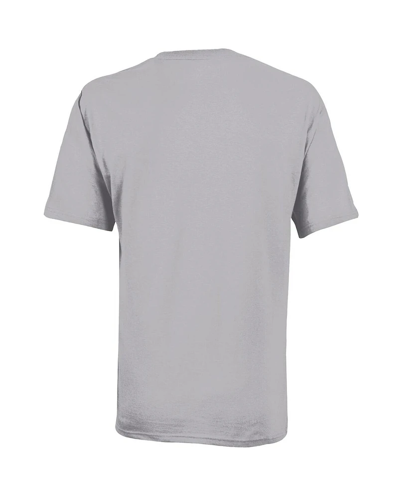 Champion Big Boys and Girls Gray Texas Longhorns 2025 Ncaa Softball Women's College World Series Champions Locker Room T-Shirt