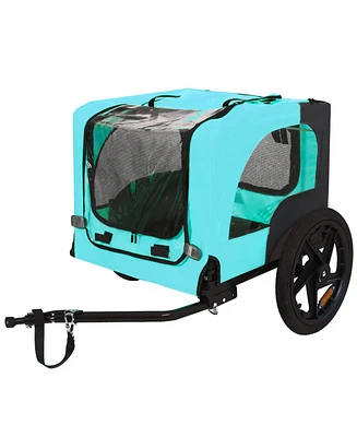 Streamdale Furniture Pet Bike Trailer - Folding, Quick Release, Leash
