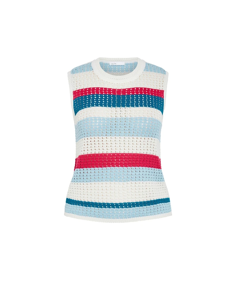 City Chic Plus Cornelia Stripe Top