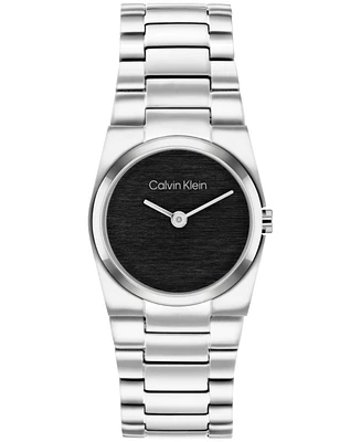 Calvin Klein Women's Ck Unite Silver Tone Stainless Steel Bracelet Watch 26mm