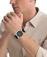 Calvin Klein Men's Ck Motion Leather Strap Watch 39mm