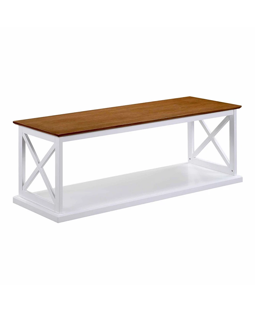 Convenience Concepts 47" Medium-Density Fiberboard Coventry Coffee Table with Shelf
