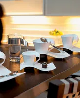 Villeroy & Boch New Wave Caffe Coffee Mugs & Saucers Gift Set, Service for 2