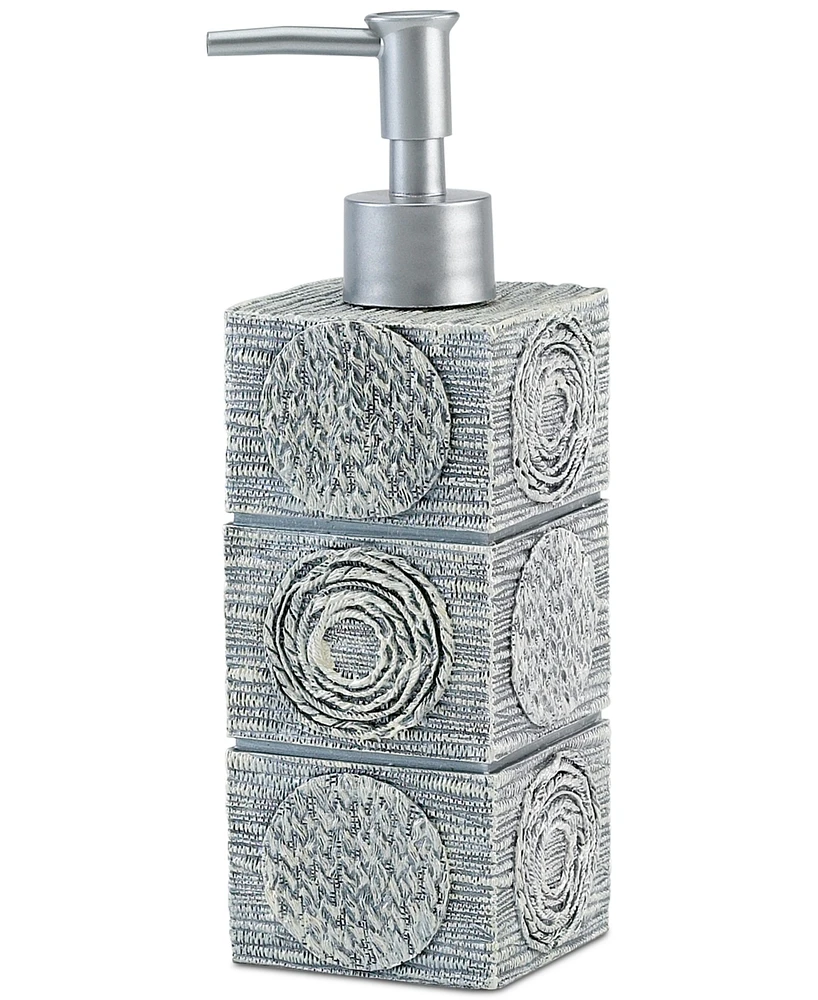 Avanti Galaxy Circle Shimmering Metallic Resin Soap/Lotion Dispenser