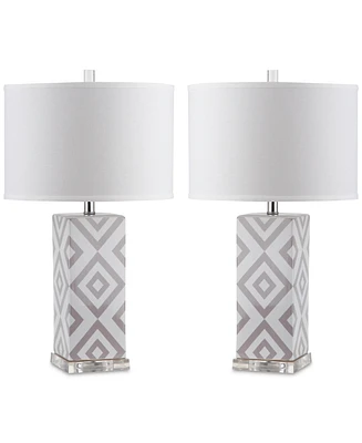 Safavieh Set of 2 Diamonds Table Lamps