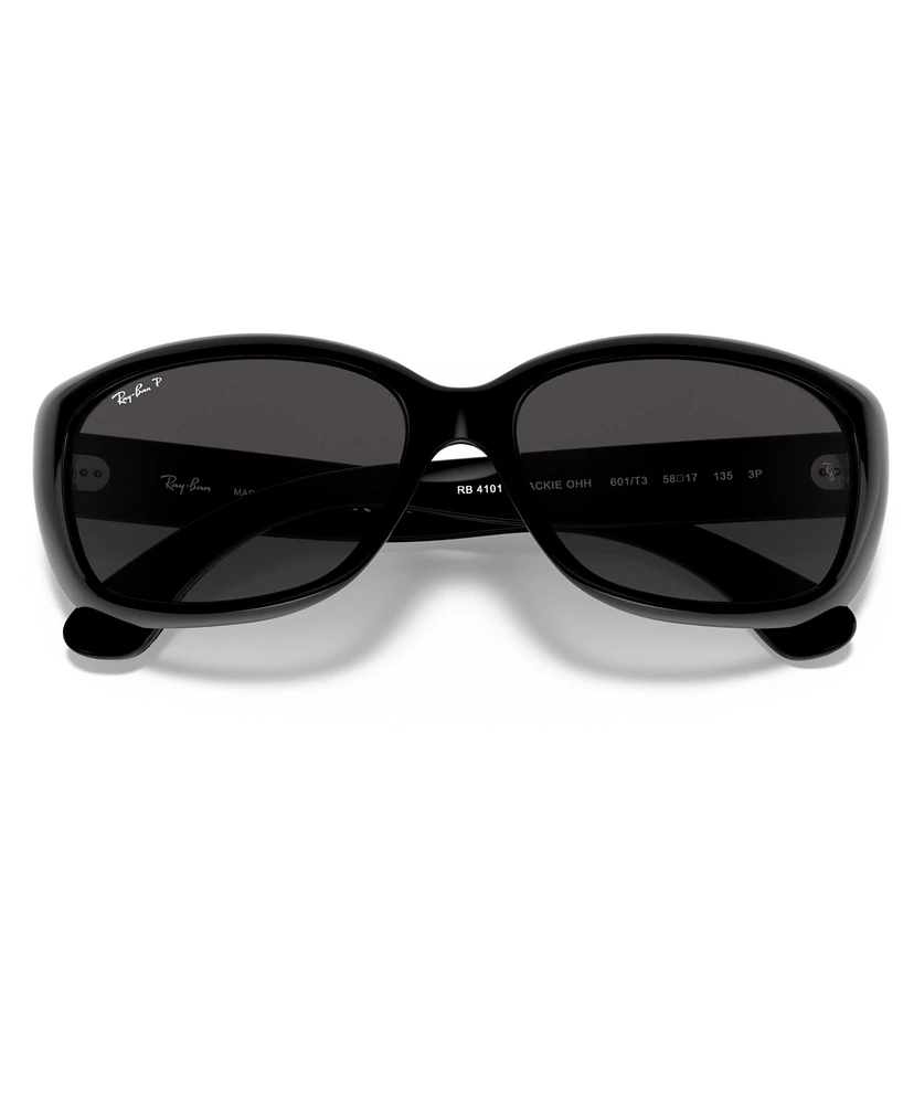 Ray-Ban Women's Polarized Sunglasses, RB4101 Jackie Ohh