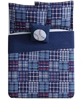 My World Kids Plaid Patchwork Reversible Quilt Sets