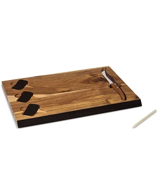 Toscana by Picnic Time Delio Acacia Wood Cheese Board & Tools Set