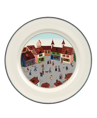 Villeroy & Boch Design Naif Dinner Plate, Old Village Square