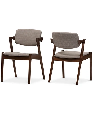 Elegant Mid-Century Dining Armchair (Set Of 2)