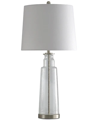 StyleCraft Kenley Seeded Glass Table Lamp