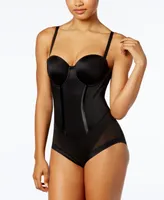Maidenform Women's Firm Tummy-Control Easy Up Strapless Bodysuit 1256