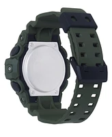 G-Shock Men's Analog-Digital Green Resin Strap Watch 53mm