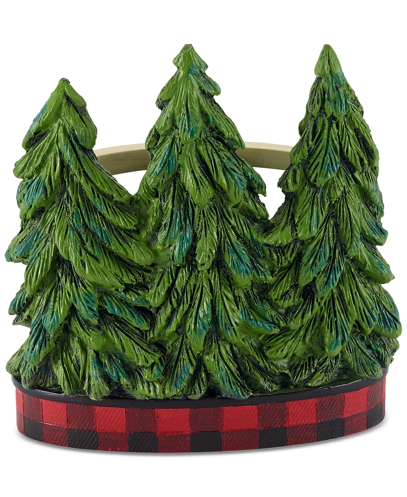 Avanti Snowman Gathering Holiday Resin Toothbrush Holder