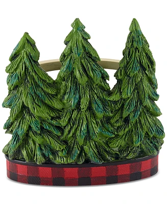 Avanti Snowman Gathering Holiday Resin Toothbrush Holder