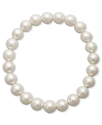 Charter Club Silver-Tone Imitation Pearl (8mm) Bracelet, Created for Macy's