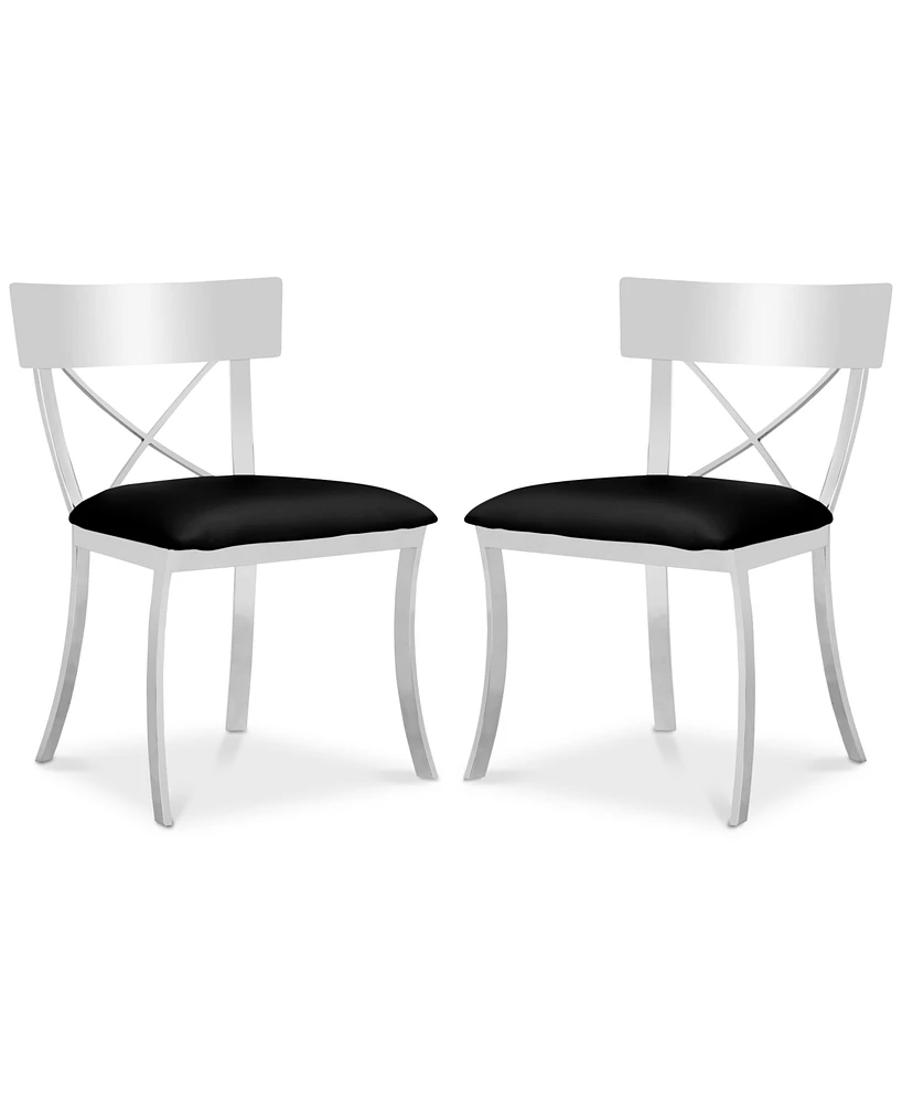 Elward Faux Leather Side Chair (Set Of 2)