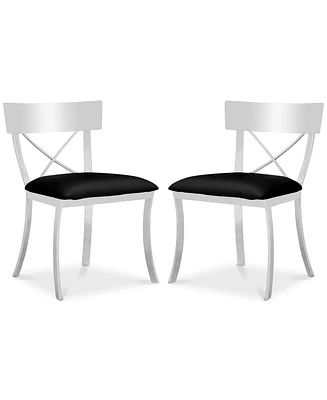 Elward Faux Leather Side Chair (Set Of 2)